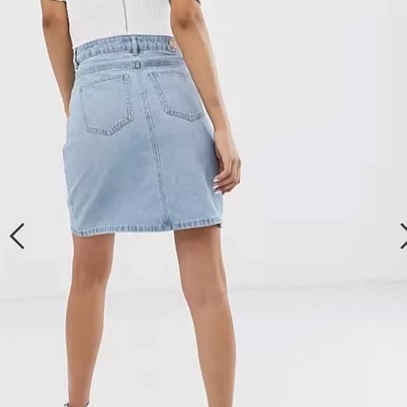 Denim Jean A Line Skirt Small - Picture 4 of 8